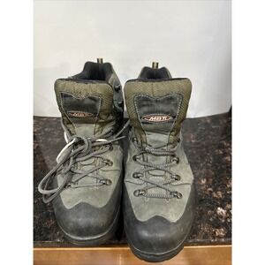 MBT Kilimanjaro Mens Hiking Boots Olive Green Suede Ankle Boots 9.5